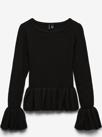 VERO MODA Pullover 'VMGeorgia' i sort: forside