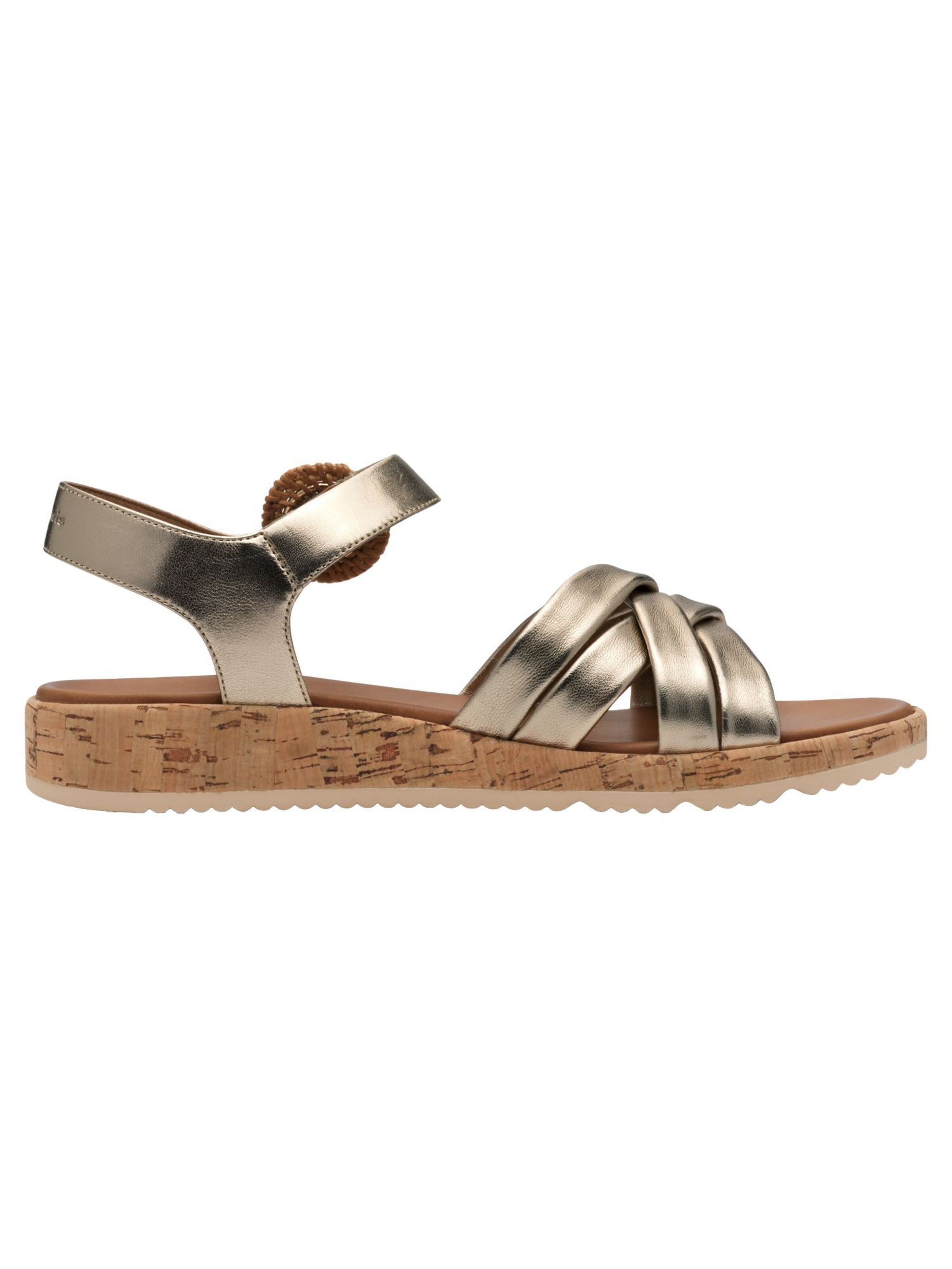 Tamaris Sandalen met riem in Brons