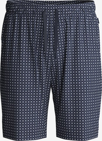CALIDA Pyjamahose 'Remix Basic Sleep' in Blau: Vorderseite