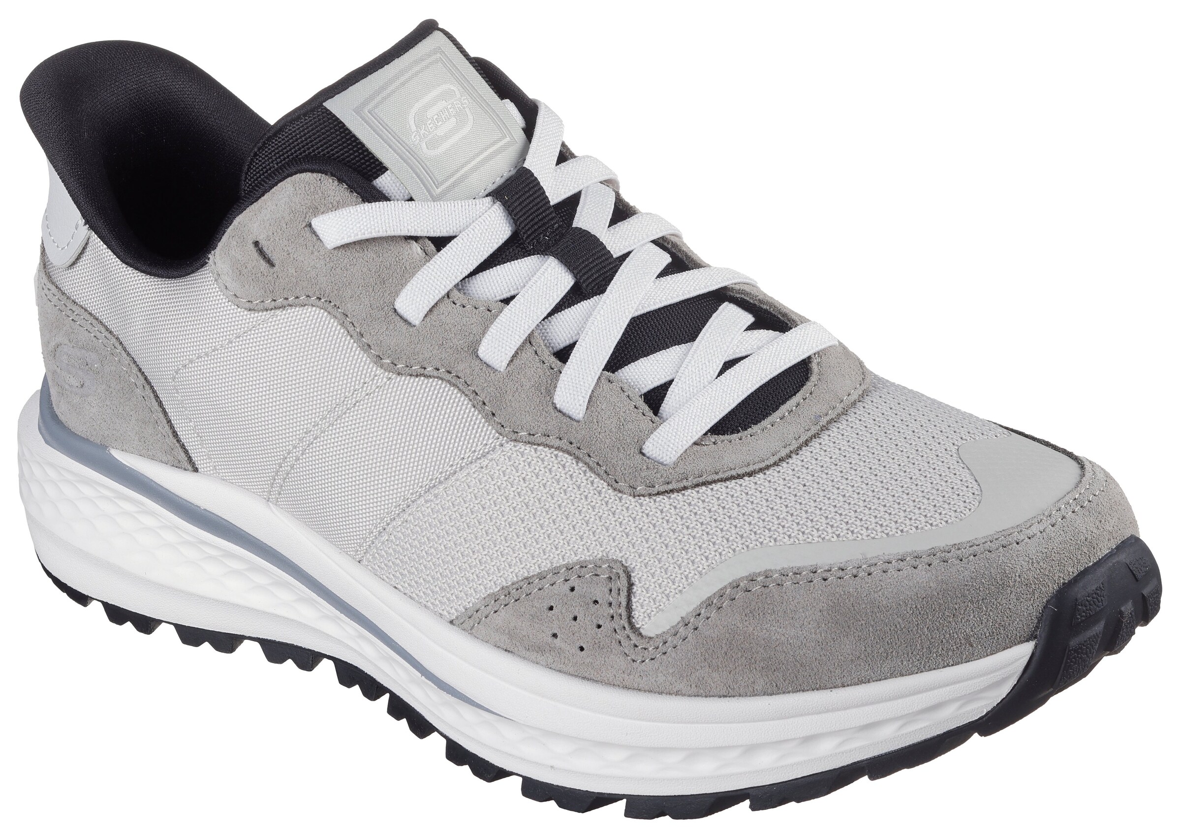 SKECHERS Slip-ons 'Slade Ultra-Mercer' in Grijs: voorkant