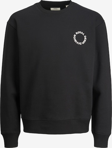 R.D.D. ROYAL DENIM DIVISION Sweatshirt 'Carl' in Black: front