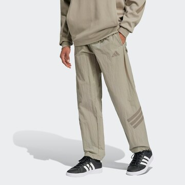Loosefit Pantalon 'Future Icons' ADIDAS SPORTSWEAR en beige : devant