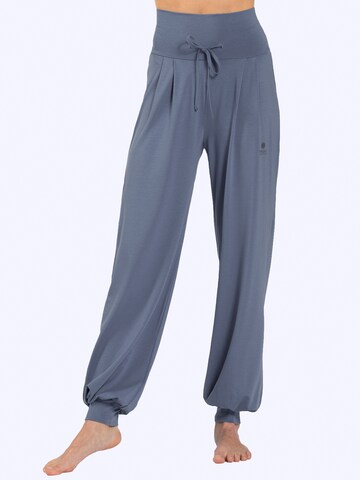 Magadi Loose fit Workout Pants 'Florence' in Blue