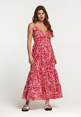 Shiwi Summer Dress 'Puerto' in Red: front