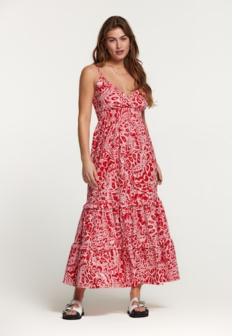 Shiwi Summer Dress 'Puerto' in Red: front