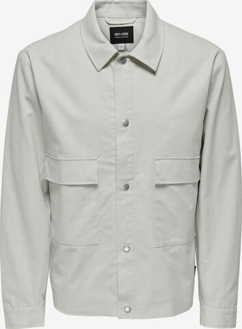 Only & Sons Between-Season Jacket 'Marlon' in Grey: front