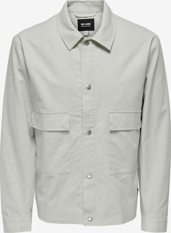 Only & Sons Between-Season Jacket 'Marlon' in Grey: front