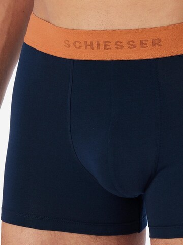 SCHIESSER Boxershorts '95/5 Cotton' in Blauw