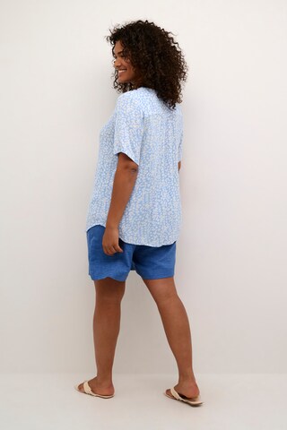 KAFFE CURVE Blouse 'Jolie' in Blue