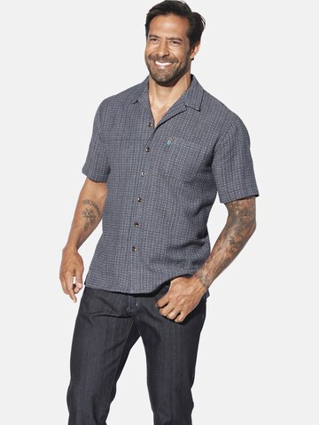 Fit confort Chemise 'Leifbor' Jan Vanderstorm en bleu