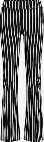 WE Fashion Flared Leggings in Black: front