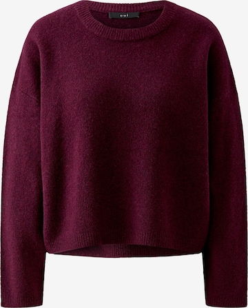 OUI Pullover 'Nila' in Rot: Vorderseite
