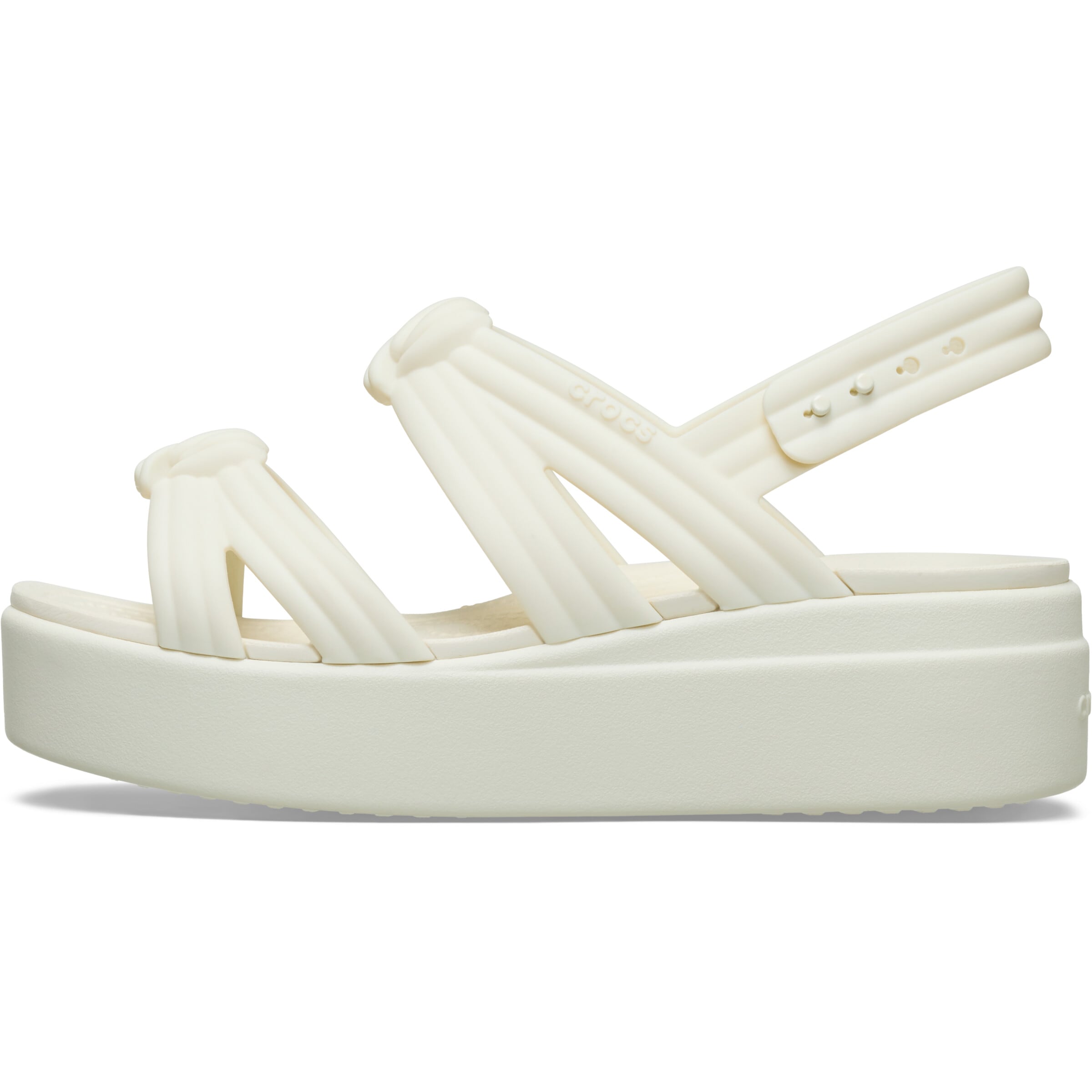 Crocs Sandal 'Brooklyn' in White: front