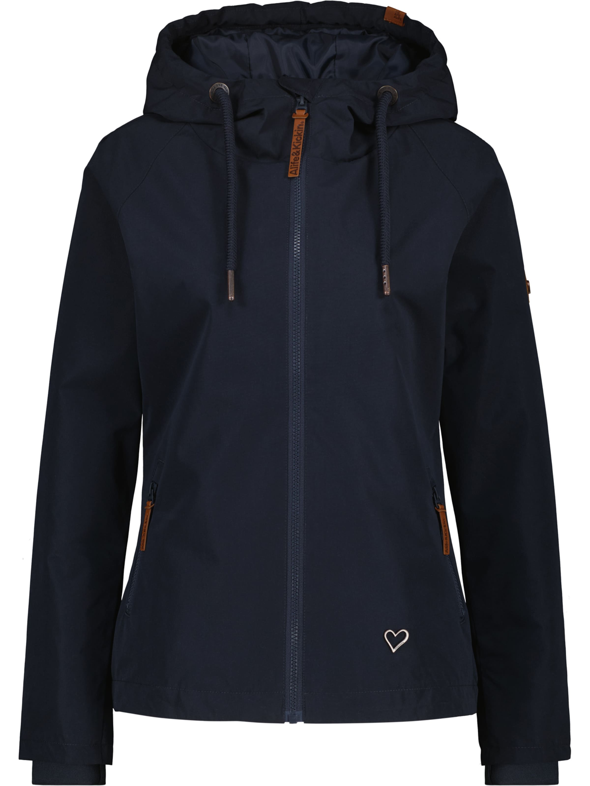 alife & kickin Jacke  'BeekeAK' in Blau: Vorderseite