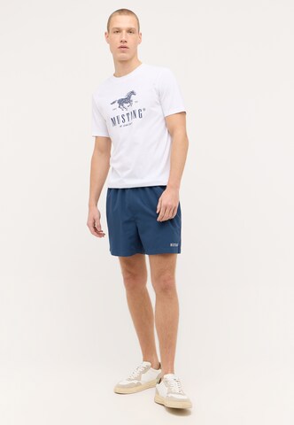 MUSTANG Regular Shorts in Blau