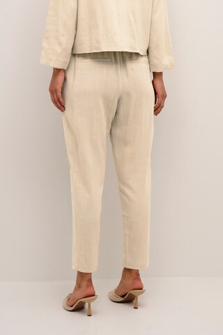 Regular Pantalon à plis 'linda' CULTURE en beige