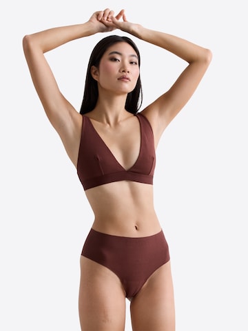 Erlich Textil Slip in Braun: Vorderseite