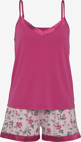 LASCANA Pajama in Pink: front