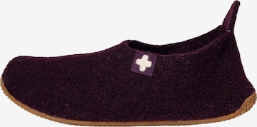 Living Kitzbühel Hausschuh in Lila: Vorderseite