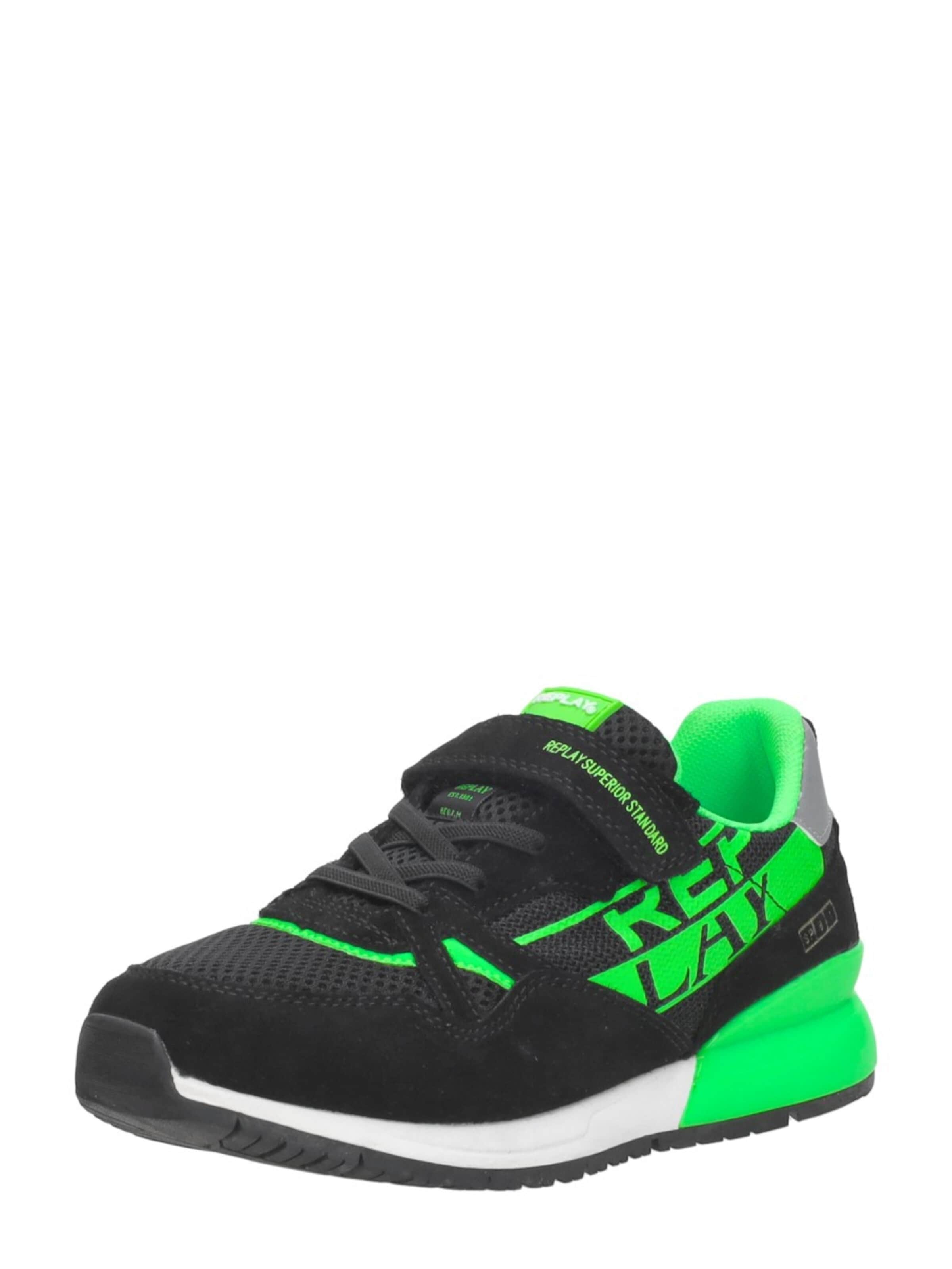 REPLAY Sneakers 'Shoot JR 11' in Zwart