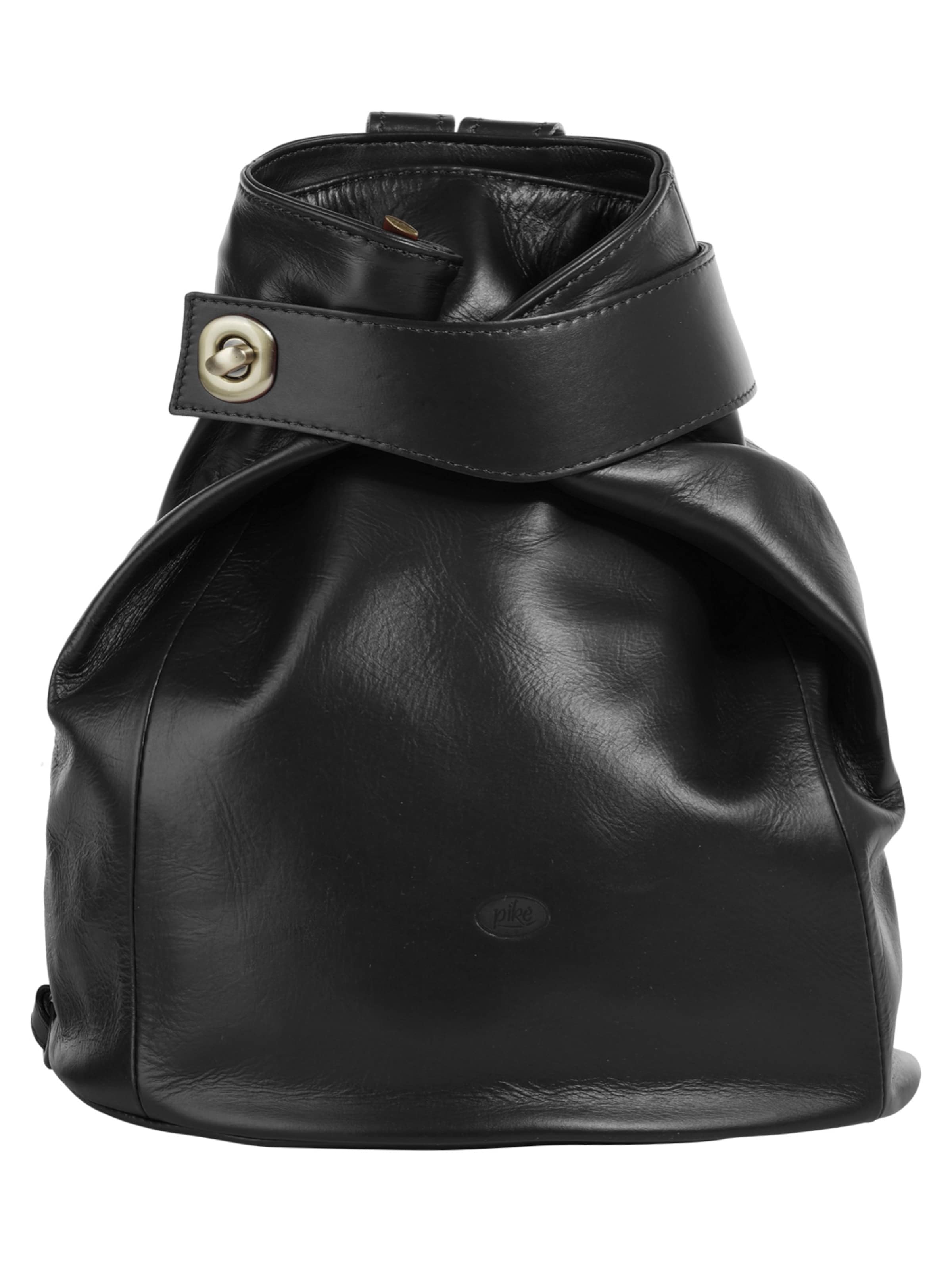 Sac à dos piké en noir : devant