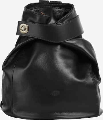 Sac à dos piké en noir : devant