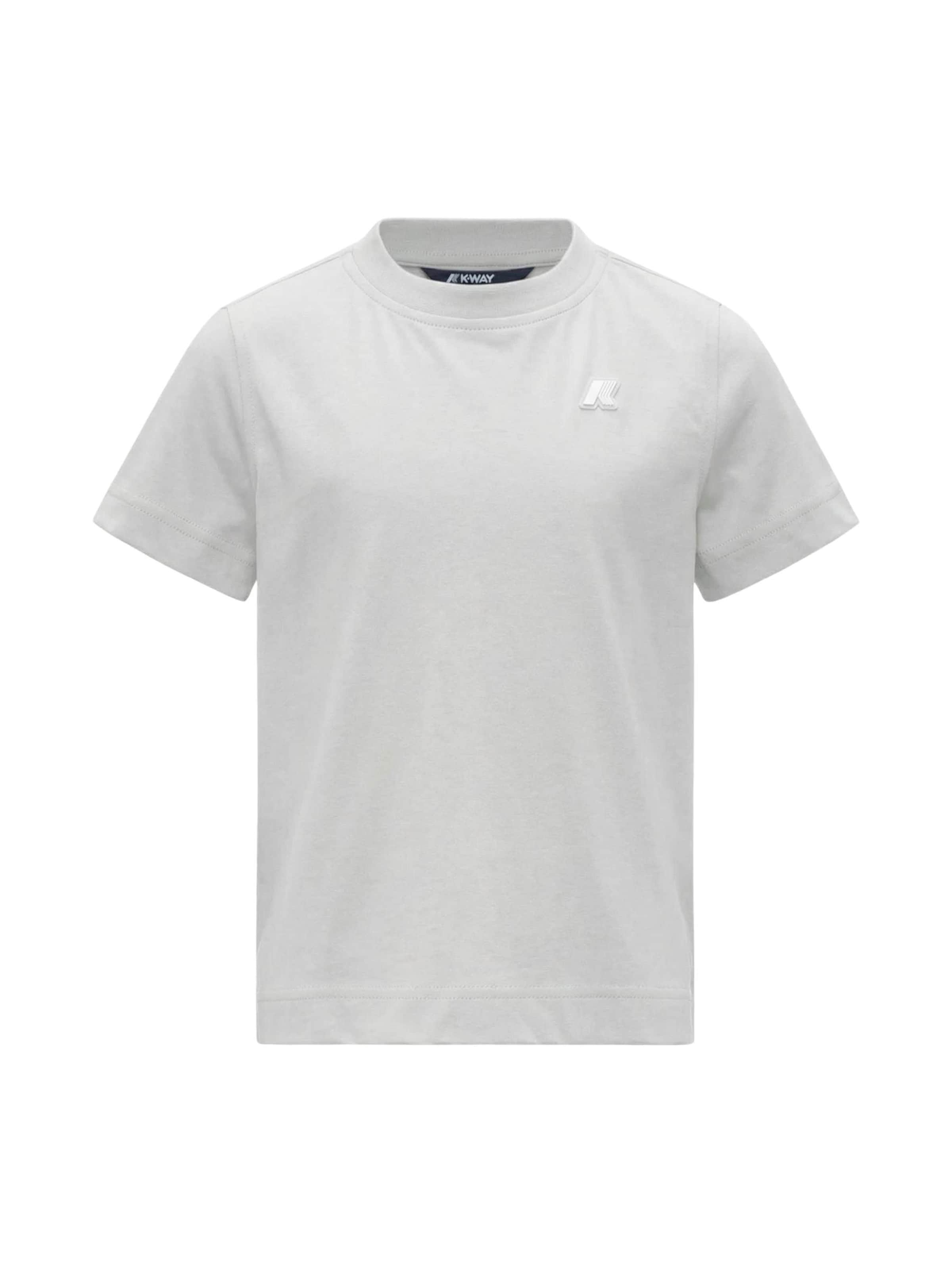 K-Way Shirt 'K-WAY KIDS P.MELIS JERSEY T-SHIRT' in Wit: voorkant