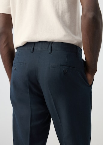 MANGO MAN Slimfit Hose  'Soren' in Blau