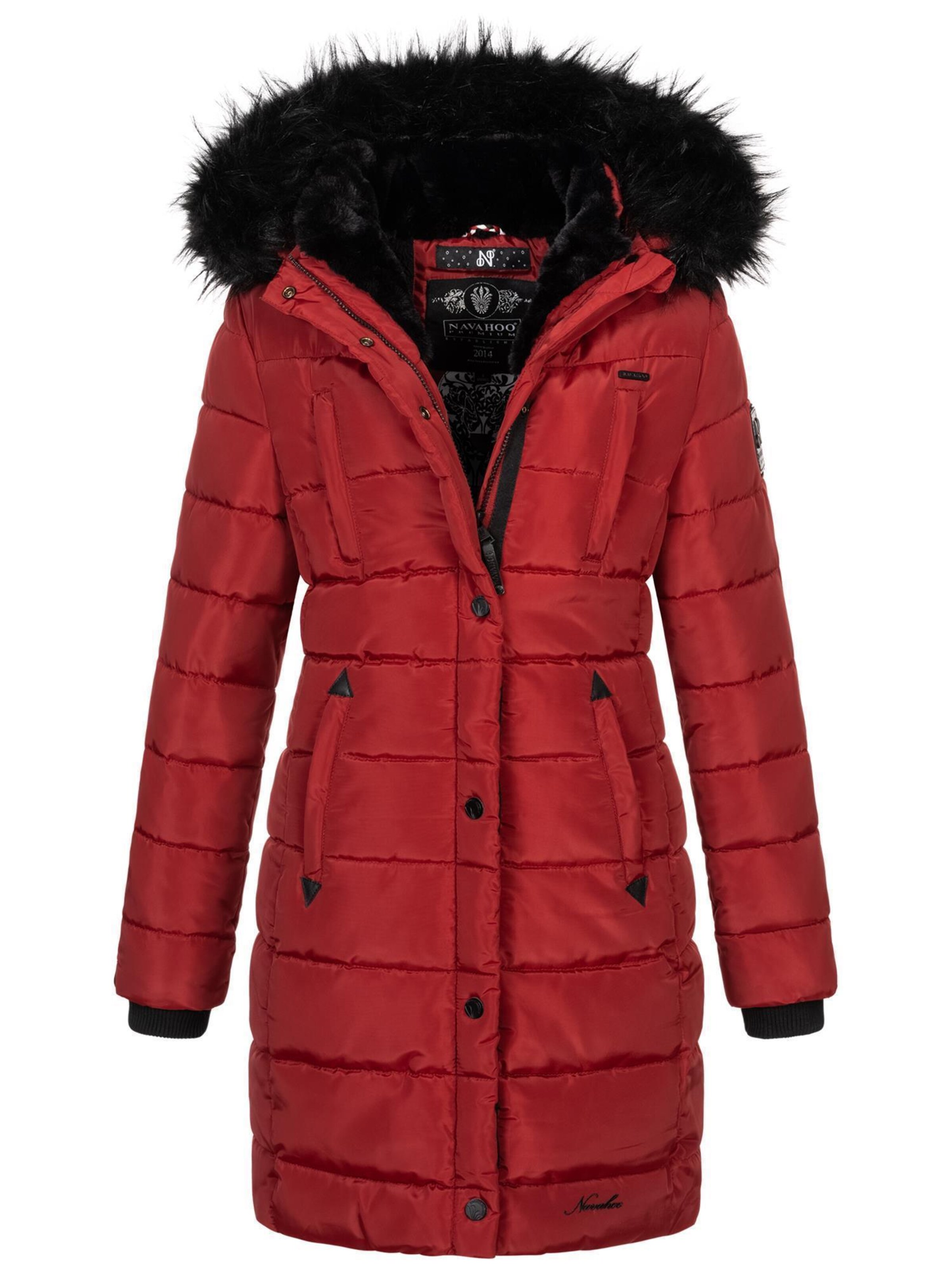 NAVAHOO Wintermantel in Rood