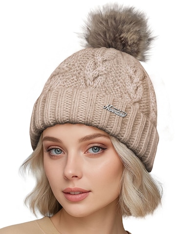 Neverless Beanie 'Jule' in Beige: front