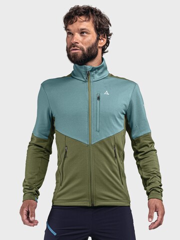 Veste en polaire fonctionnelle 'Hydalen' Schöffel en vert : devant