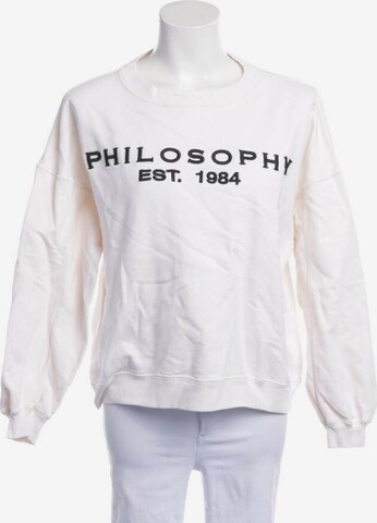 Philosophy di Lorenzo Serafini Sweatshirt & Zip-Up Hoodie in S in White: front