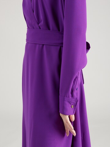 Lauren Ralph Lauren Košilové šaty – fialová