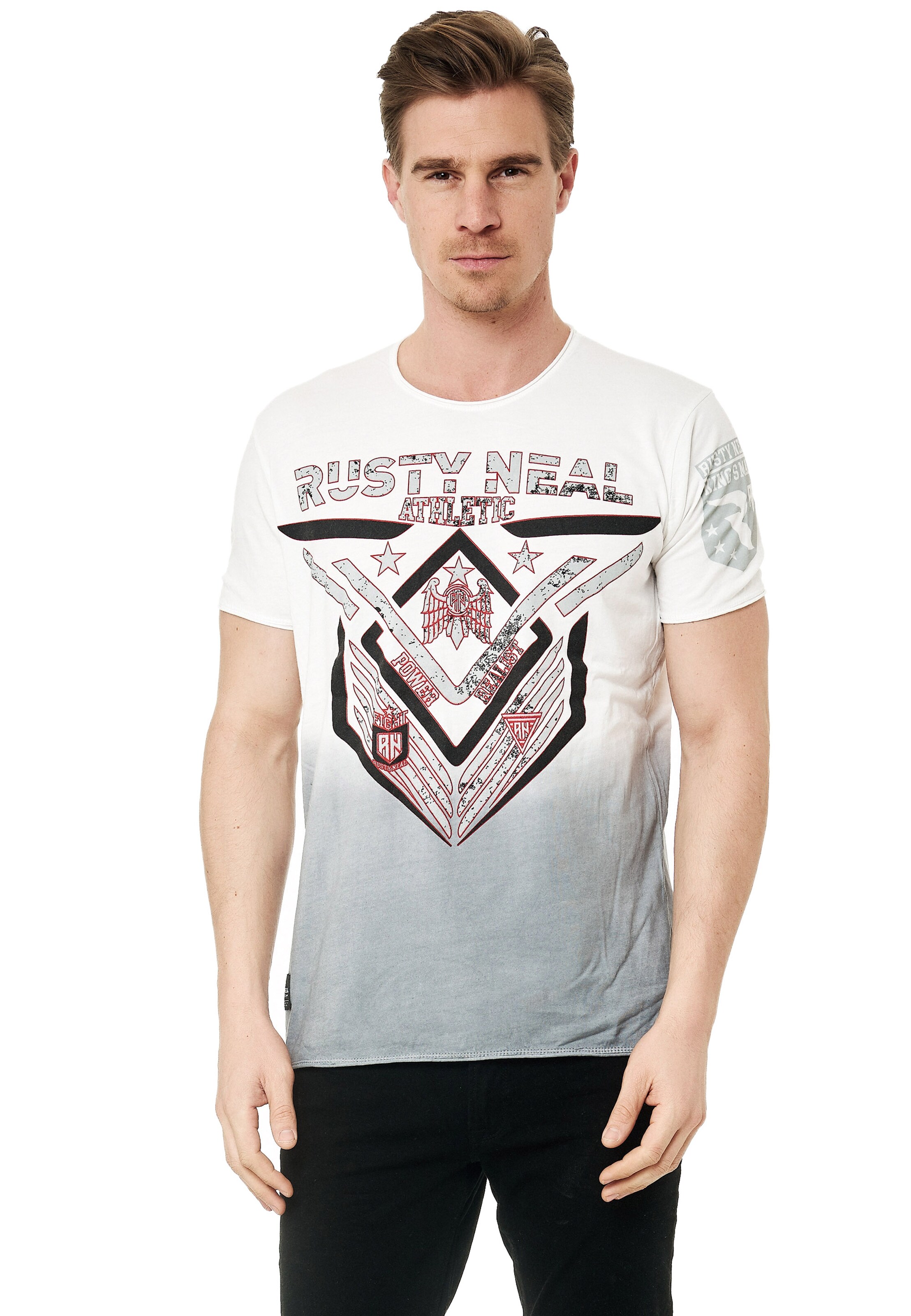 Rusty Neal Shirt in White: front