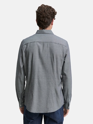 TOM TAILOR Slim fit Button Up Shirt in Blue