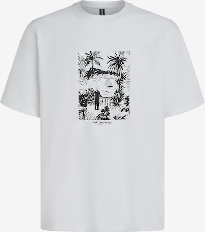 Karl Lagerfeld Paita 'Villa la Vigie' värissä harmaa / musta / valkoinen, Tuotenäkymä