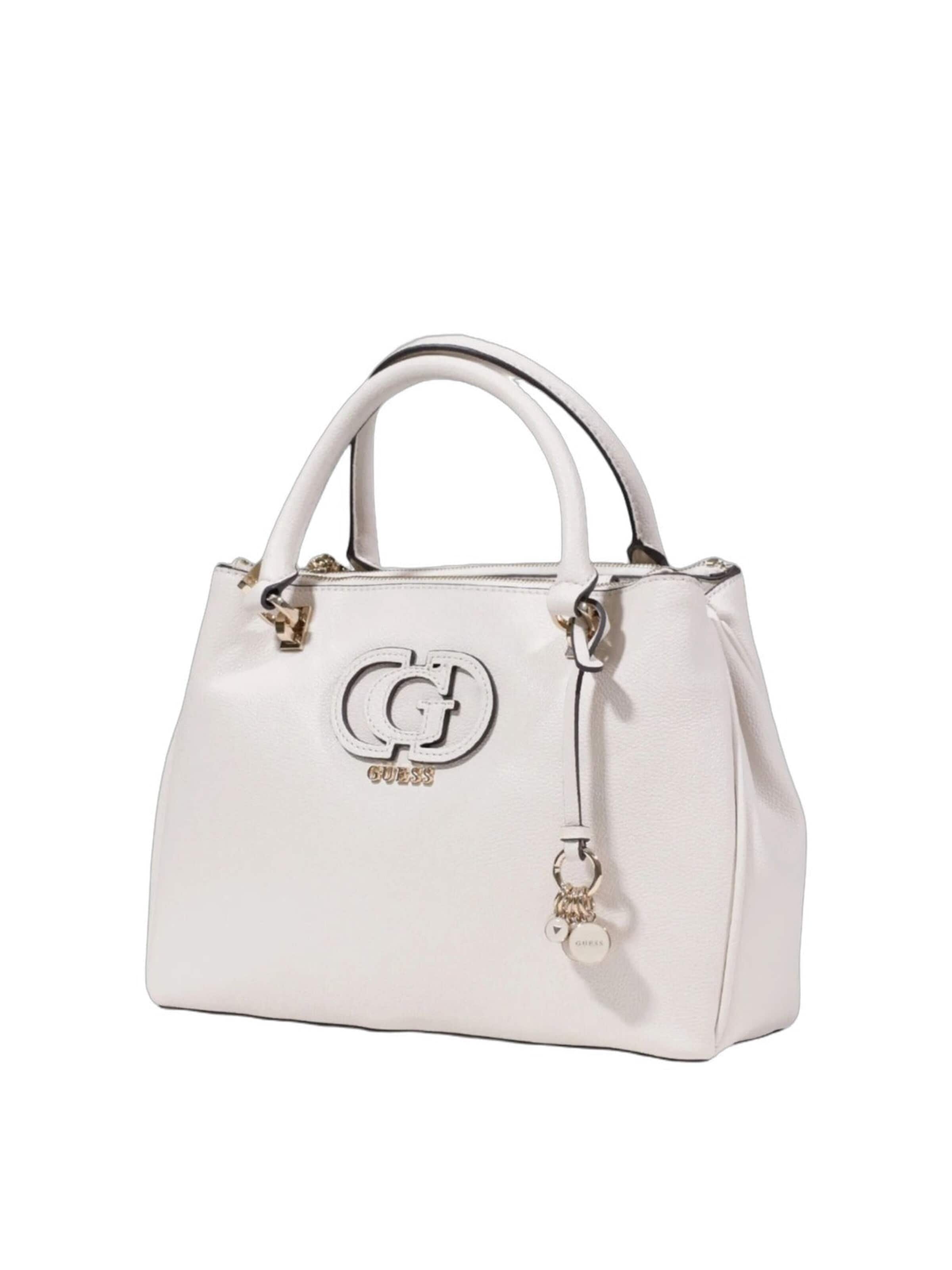 GUESS - Bolso de hombro 'Guess Sacs à main Silvye Bucket Off White' en blanco
