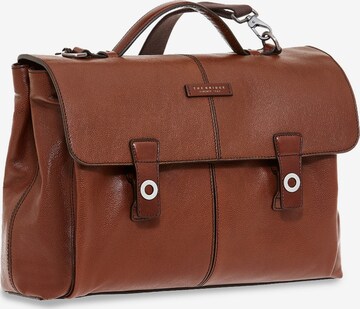 The Bridge Document Bag 'Biagio' in Brown: front