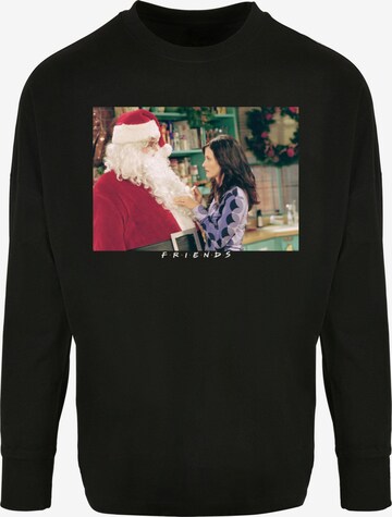 ABSOLUTE CULT Shirt ' Friends - Santa Chandler' in Zwart: voorkant