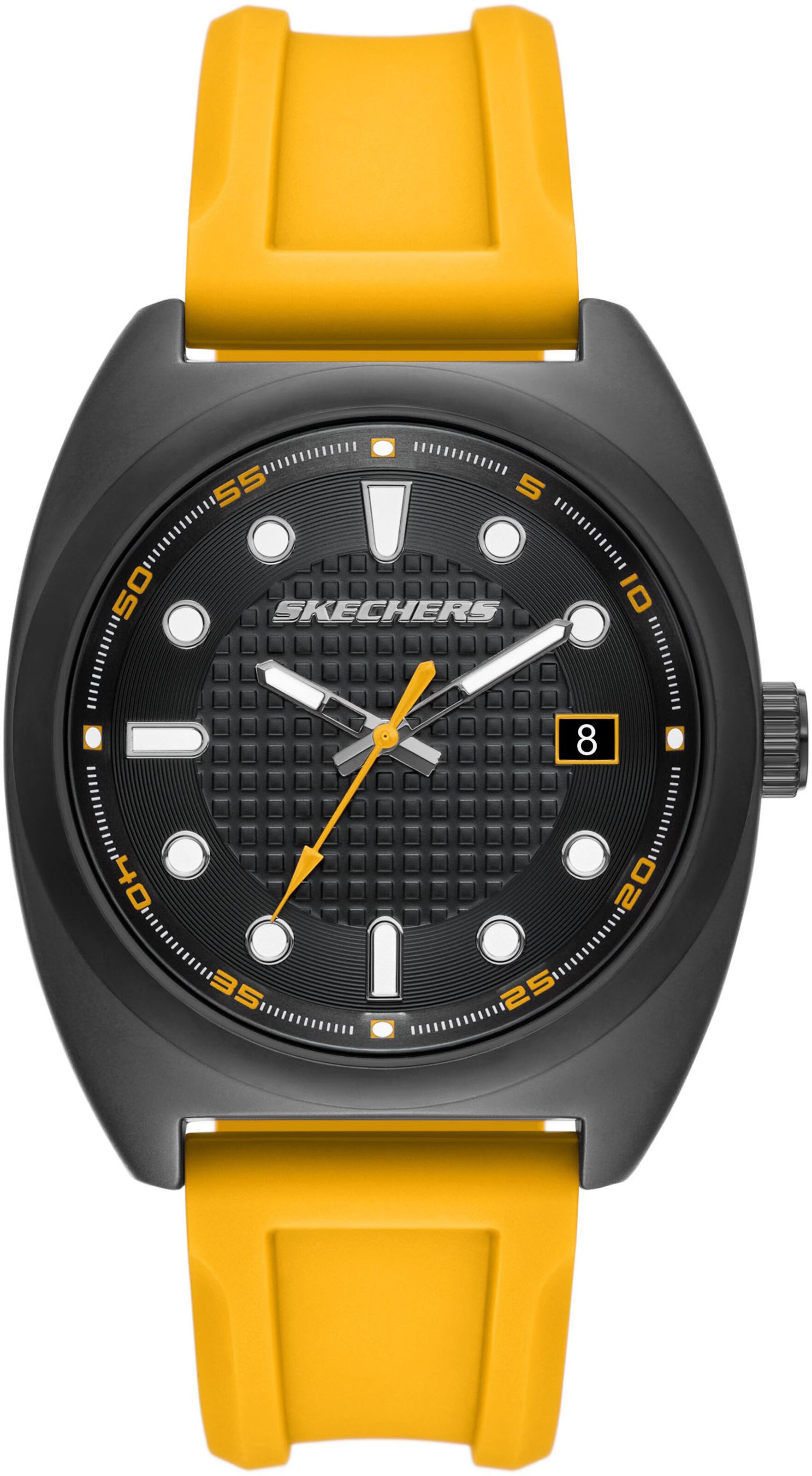 SKECHERS Analog Watch in Orange: front