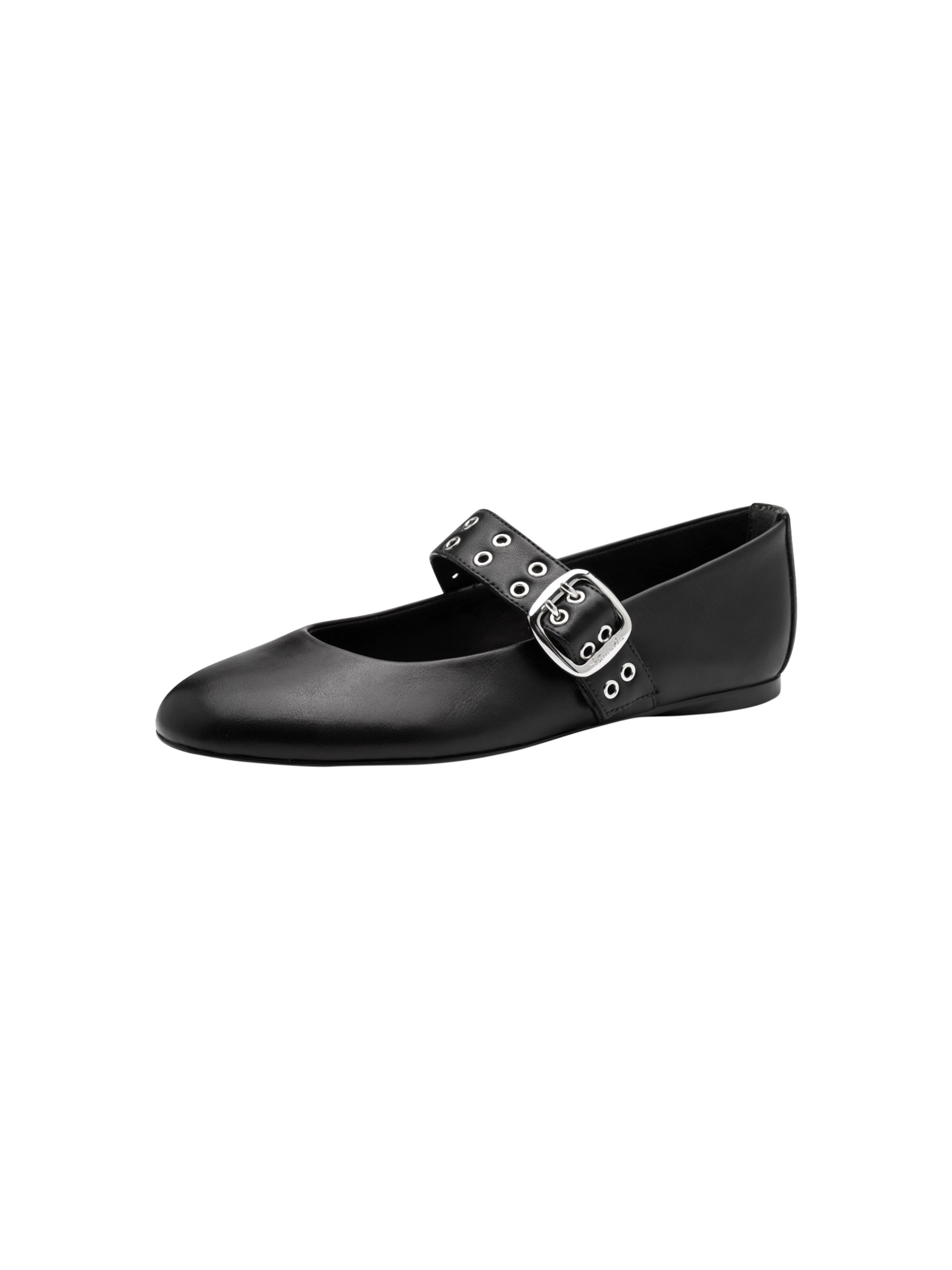 Ballerina di Tamaris in nero: frontale