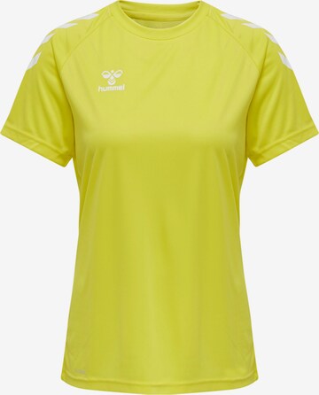 T-shirt fonctionnel Hummel en jaune : devant