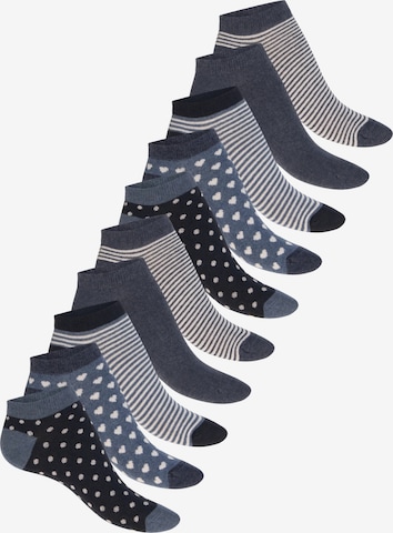 celodoro Ankle Socks 'cute socks' in Grey: front