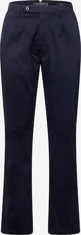 GUESS Regular Pleat-Front Pants 'NOAH' in Blue: front