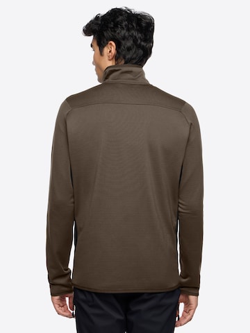 VAUDE Funktionele fleece-jas 'Monviso' in Bruin