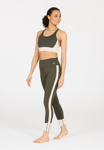 Athlecia Skinny Tights 'Aspasia' in Braun