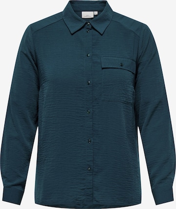 ONLY Carmakoma Bluse in Blau: predná strana