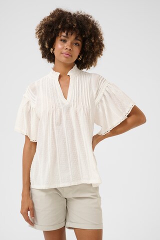 CULTURE Blouse 'Amilla' in Wit: voorkant