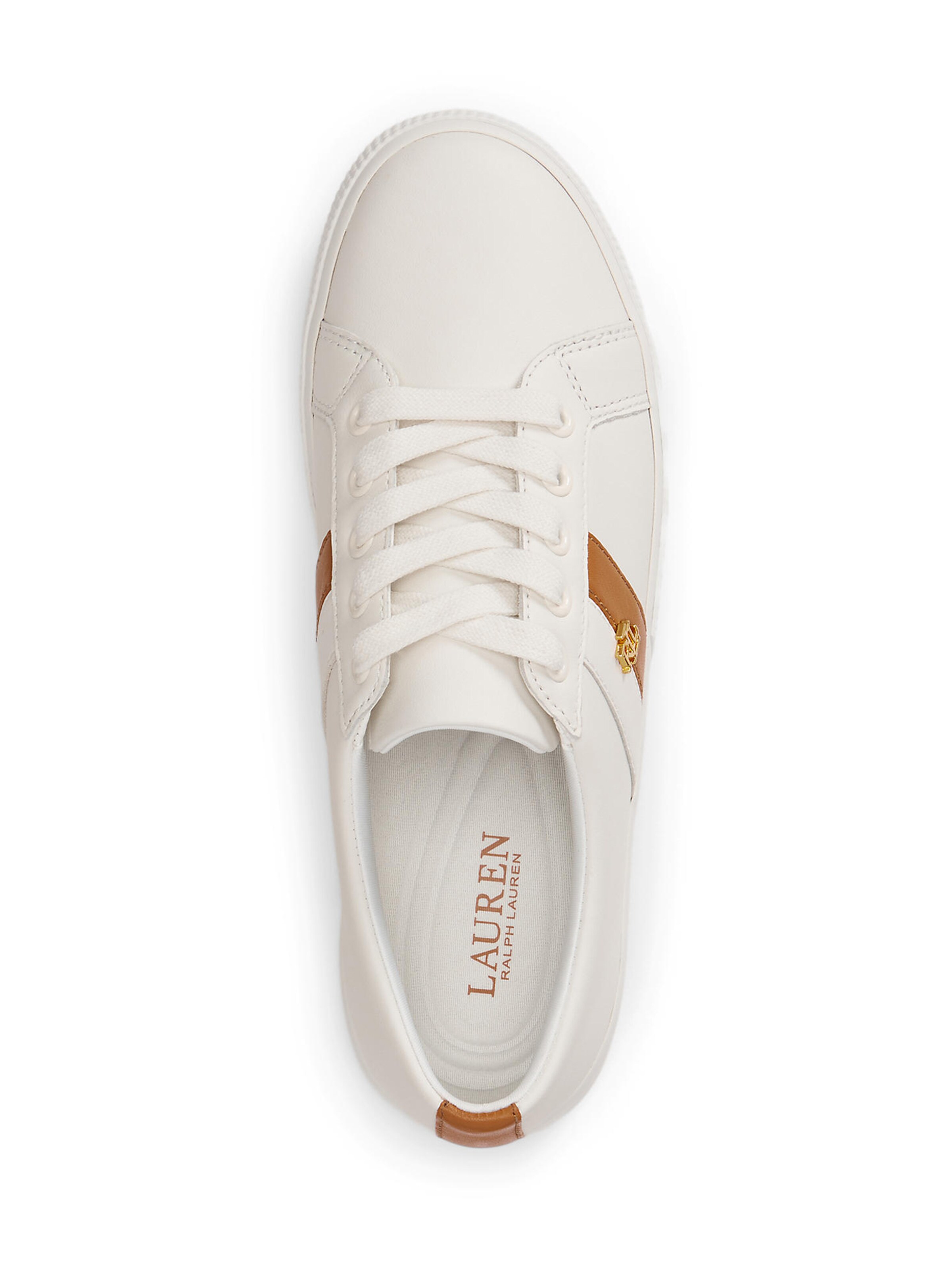 Sneaker low 'JANSON II' de la Lauren Ralph Lauren pe alb
