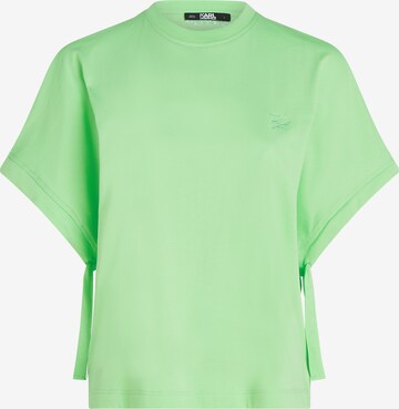 Karl Lagerfeld - Camiseta en verde: frente